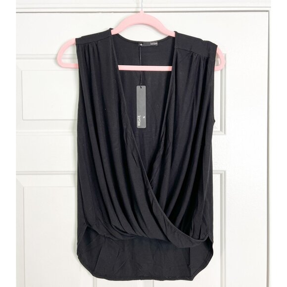 Krisa Surplice Draped Tank - Picture 1 of 4